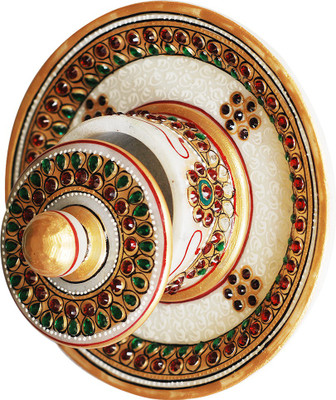 

Shreeng Tray with utility container Stoneware Decorative Platter(Multicolor, Pack of 2)