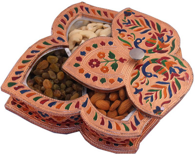 

G S Museum Wooden Decorative Platter(Multicolor)
