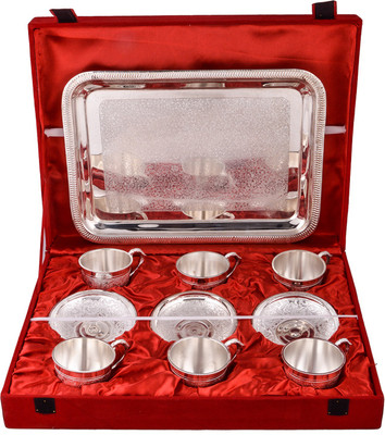 

GS Museum Pack of 13 Dinner Set(Silver Plated)