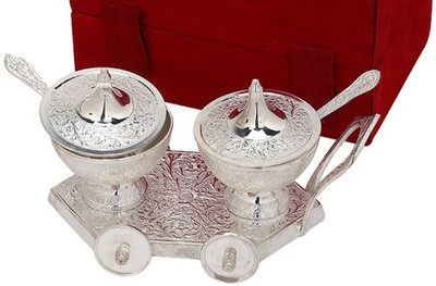 45% OFF on Being Nawab Brass Decorative Platter(Silver, Pack of 5) 45% OFF on Being Nawab Brass Decorative Platter(Silver, Pack of 5)