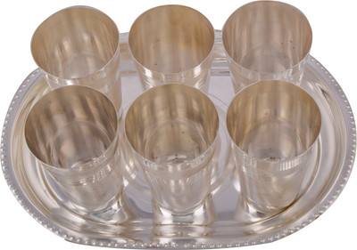 

G S Museum Bowl Spoon Plate Ladle Serving Set(Pack of 7)
