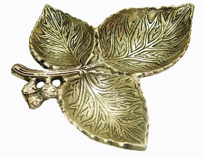 66% OFF on Naysha Arts Aluminium Decorative Platter(Gold)