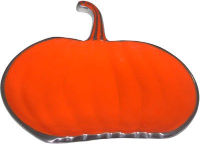 

Art N Crafts Aluminium Decorative Platter(Orange)