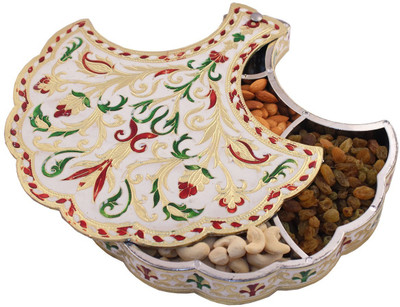 

G S Museum Wooden Decorative Platter(Multicolor)