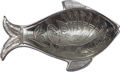 

Art N Crafts Aluminium Decorative Platter(Silver)