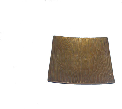 

Art N Crafts Aluminium Decorative Platter(Gold)