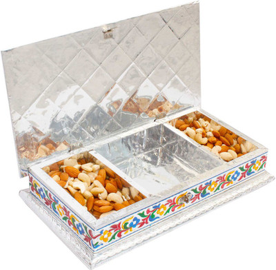 

Shilpbazaar Wooden Decorative Platter(Multicolor)