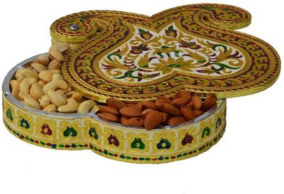 33% OFF on eCraftIndia Aluminium Decorative Platter(Multicolor) 33% OFF on eCraftIndia Aluminium Decorative Platter(Multicolor)