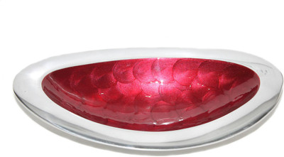 

sarvsiddhi Oval shape Decorative Platter Aluminium Decorative Platter(Multicolor)