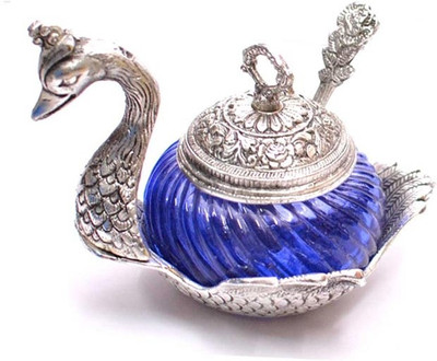 59% OFF on Rastogi Handicrafts Aluminium, Glass Decorative Platter(Blue) 59% OFF on Rastogi Handicrafts Aluminium, Glass Decorative Platter(Blue)