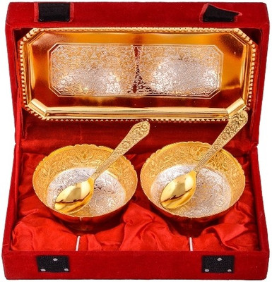 

Raj Laxmi Silver Plated Decorative Platter(Multicolor, Pack of 5)