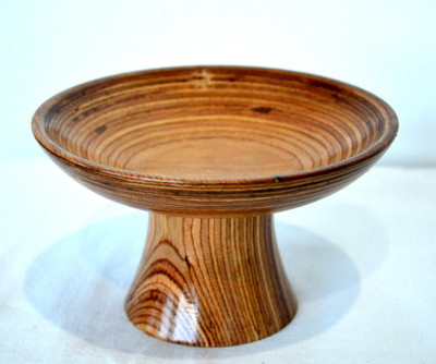 

Kreatish KreatishSaucerDecorative Wooden Decorative Platter(Brown)