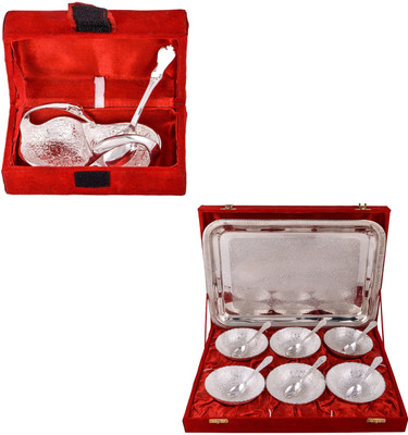 

G S Museum Mini Duck Tray with Spoon and 6 Mor Bowl with Spoon and Tray Bowl Spoon Tray Serving Set