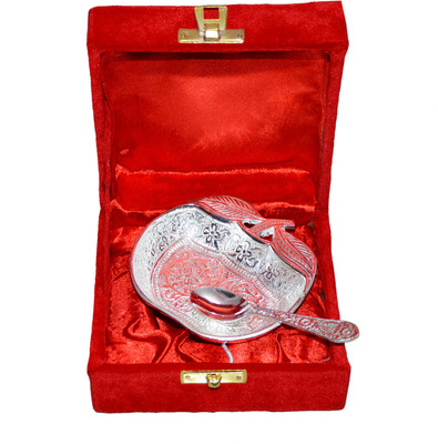 33% OFF on Marusthali Apple Shaped Box Packing Brass Decorative Platter(Silver, Pack of 2) 33% OFF on Marusthali Apple Shaped Box Packing Brass Decorative Platter(Silver, Pack of 2)