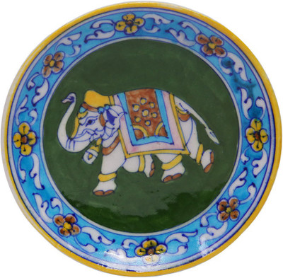 

Shilpbazaar Pottery Decorative Platter(Multicolor)