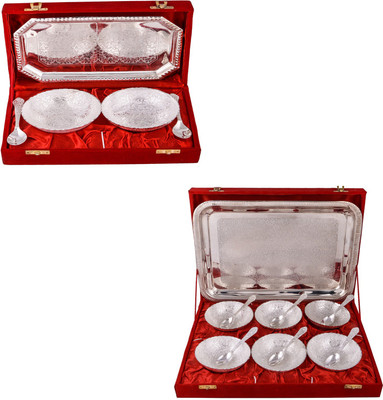 

G S Museum 2 Mor Bowl with Spoon and Tray and 6 Mor Bowl with Spoon and Tray Bowl Spoon Tray Serving Set
