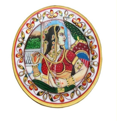 50% OFF on Chitrahandicraft Marble Decorative Plate Stoneware Decorative Platter(Multicolor) 50% OFF on Chitrahandicraft Marble Decorative Plate Stoneware Decorative Platter(Multicolor)