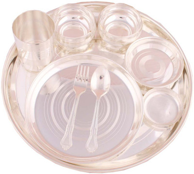 

GS Museum Pack of 9 Dinner Set(Silver Plated)