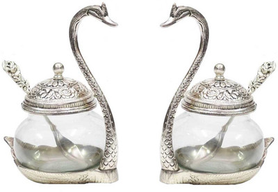 

Rci Handicrafts Aluminium Decorative Platter(Silver)
