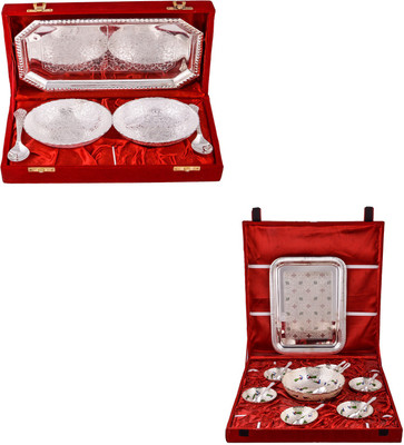 

G S Museum 2 Mor Bowl with Spoon and Tray and Pudding Set Bowl Spoon Tray Serving Set