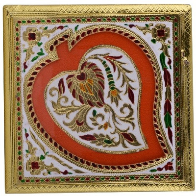 

Raj Laxmi Wooden Decorative Platter(Multicolor)