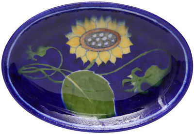 

Shilpbazaar Pottery Decorative Platter(Blue)
