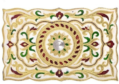 

Raj Laxmi Wooden Decorative Platter(Multicolor)