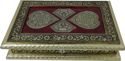 

Rudramukhi Wooden Decorative Platter(Multicolor)