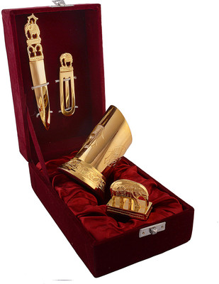 

D&D Gold Plated Decorative Platter(Gold)