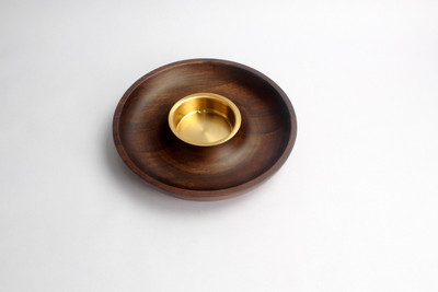 

Muhenera Wooden Decorative Platter(Brown)