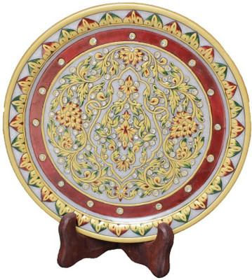 

Crafticia Stoneware Decorative Platter(Multicolor)