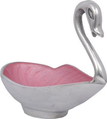 

Bhavna Collections Bhavna Collections fruit duck Aluminium Decorative Platter(Silver)