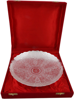 60% OFF on JaipurCrafts Designer Brass Decorative Platter(Silver) 60% OFF on JaipurCrafts Designer Brass Decorative Platter(Silver)