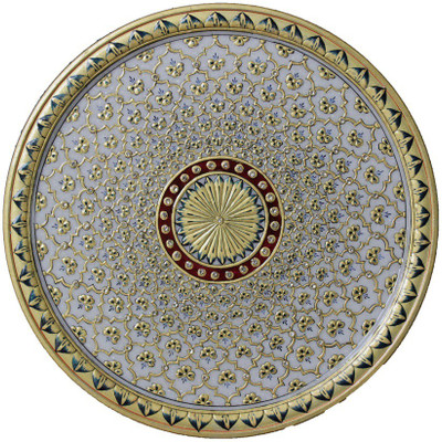

Crafticia Stoneware Decorative Platter(Multicolor)