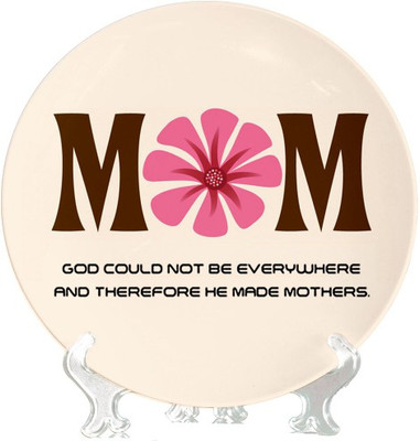 4% OFF on Giftsmate Mom Flower Ceramic Decorative Platter(Pink) 4% OFF on Giftsmate Mom Flower Ceramic Decorative Platter(Pink)