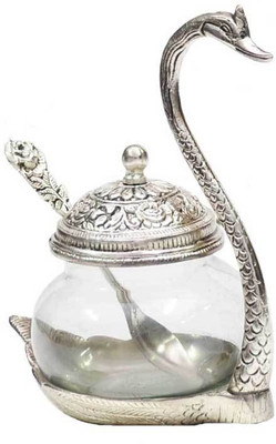 

Rci Handicrafts Aluminium Decorative Platter(Silver)