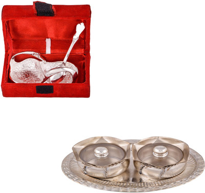 

G S Museum Mini Duck Tray with Spoon and 2 Small Tai Loti Set Bowl Spoon Tray Serving Set