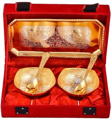 

Raj Laxmi Silver Plated Decorative Platter(Multicolor, Pack of 5)