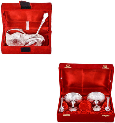 

G S Museum Mini Duck Tray with Spoon and 2 Ice Cream Mug with Spoon Bowl Spoon Tray Serving Set