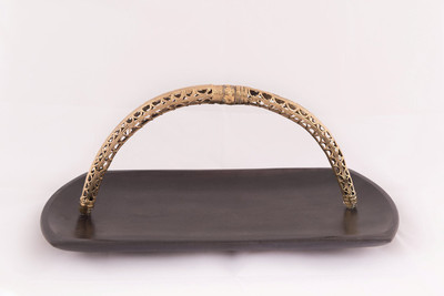 

aamori Wooden Decorative Platter(Black)
