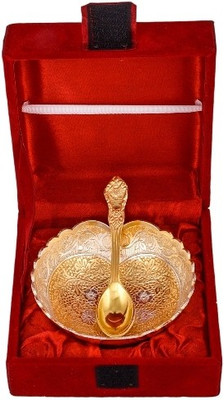 

Raj Laxmi Silver Plated Decorative Platter(Multicolor, Pack of 2)