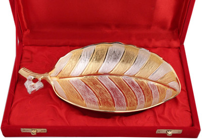

G S Museum Silver Plated, Gold Plated Decorative Platter(Silver, Gold)