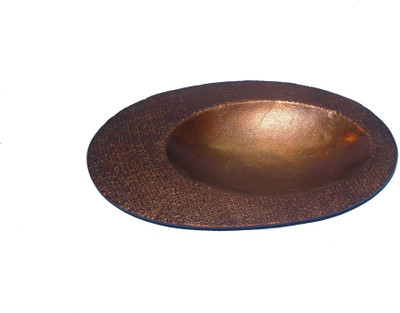 

Art N Crafts Aluminium Decorative Platter(Copper)