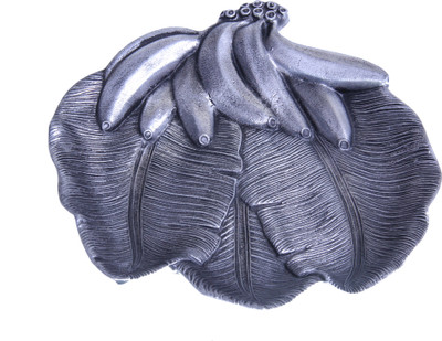 

Art N Crafts Aluminium Decorative Platter(Silver)