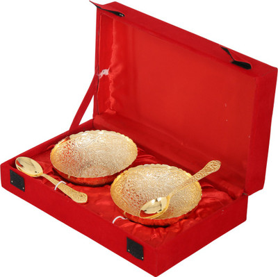 17% OFF on Rajrang Brass Decorative Platter(Gold, Pack of 4) 17% OFF on Rajrang Brass Decorative Platter(Gold, Pack of 4)