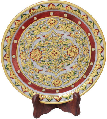 

Crafticia Stoneware Decorative Platter(Multicolor)
