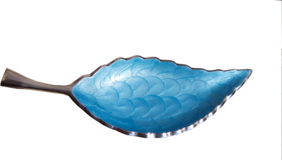 

Decor8 Aluminium Decorative Platter(Blue)