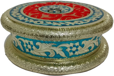 

Rudramukhi Wooden Decorative Platter(Multicolor)