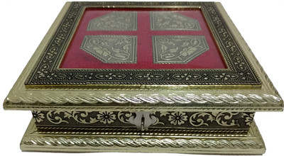 

Rudramukhi Wooden Decorative Platter(Multicolor)