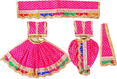 

Creativity Centre Radha, Krishna Dress(Silk)
